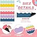 Tenceur 162 Pcs Magnetic Bulletin Board Borders for Classroom Bulletin Boarder Trim for Whiteboard Decorations Scalloped Trim Colorful Office Home Use Spring Summer Decor(Fresh Color)