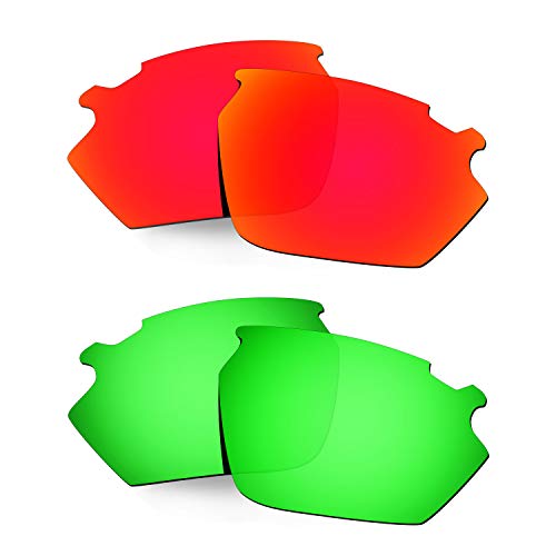 Lentille renforcée Rudy Stratofly verres de rechange rouge vert