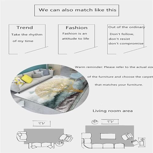 Tapis de chambre doux 160X200cm grand format pour sécuriser et réchauffer les sols froids