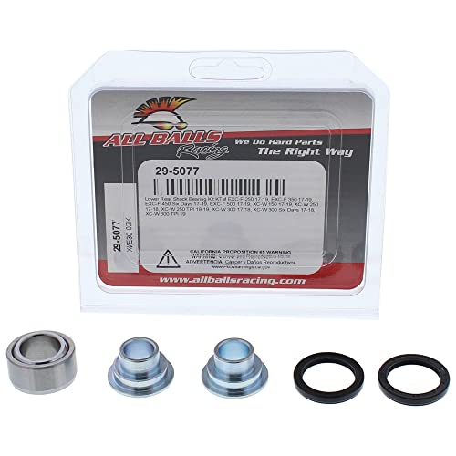 All Balls Racing 29-5077 Rear Shock Bearing Kit Compatible with/Replacement for KTM 150 XC-W, 250 EXC-F, 250 XC-W, 300 XC-W, 300 XC-W SIX Days, 350 EXC-F, 450 EXC-F SIX Days, 500 EXC-F 2017 by All Balls - Image 3