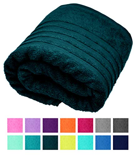 Lashuma® Serviette  éponge Londres  14 coloris et 6 tailles au choix?: Serviette essuie-mains Serviette Serviette Serviette de douche Drap de Bain Serviette de sauna, Coton, Opal Grün, 85x200 cm