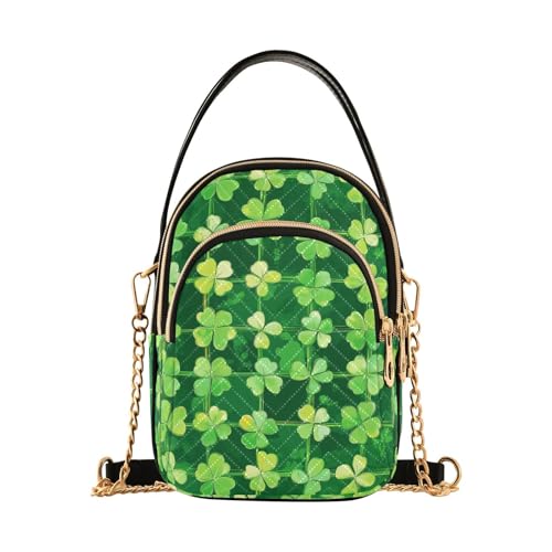 Sac à main Lucky Clover St Green fini le désordre avec ses poches
