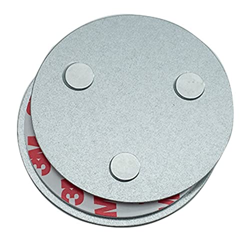 meioro Magnetic Smoke Detector Installation Tool,Quick and Easy Fastening Ceiling Mounted Kit for Smoke Alarm Ø 70mm,No Need Drill 10 Seconds Install Smoke Sensors(1 pcs)