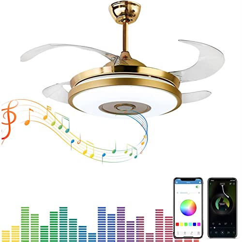 Ventilateur de plafond musique pour animer vos soirées et rafraîchir votre salon moderne