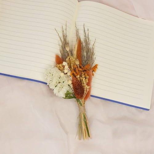 Bouquet mini de flores secas estilo boho natural miniatura 7