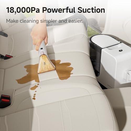 🏡🧹18Kpa Portable Carpet Cleaner – Powerful Suction Upholstery Spot Cleaner for Pet Messes | Includes Specialty Tools for Car, Couch, Rug, Sofa & Furniture - Image 2