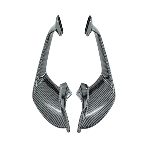 Ailes de carénage avant moto look carbone pour sorties circuit
