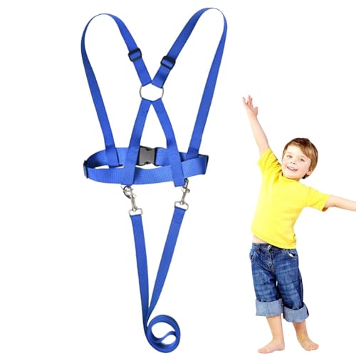 Correa para correr para niños | Correa de seguridad para niños | Correa guía para exteriores para pequeños, para viajes, paseos, desplazamientos, escalada, ciclismo, actividades al aire libre, camping