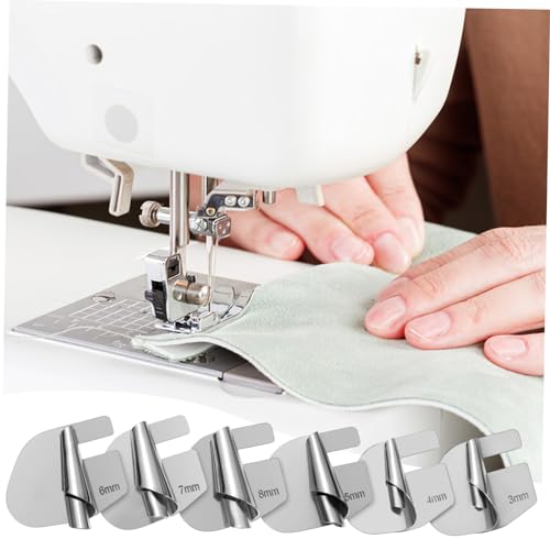 6 Pies Prensatelas para Máquina de Coser Rolled Hemmer miniatura 4