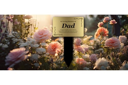Plaque commémorative papa acrylique extérieur durable ne rouille pas