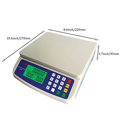 Báscula electrónica digital multifunción 30kg miniatura 2