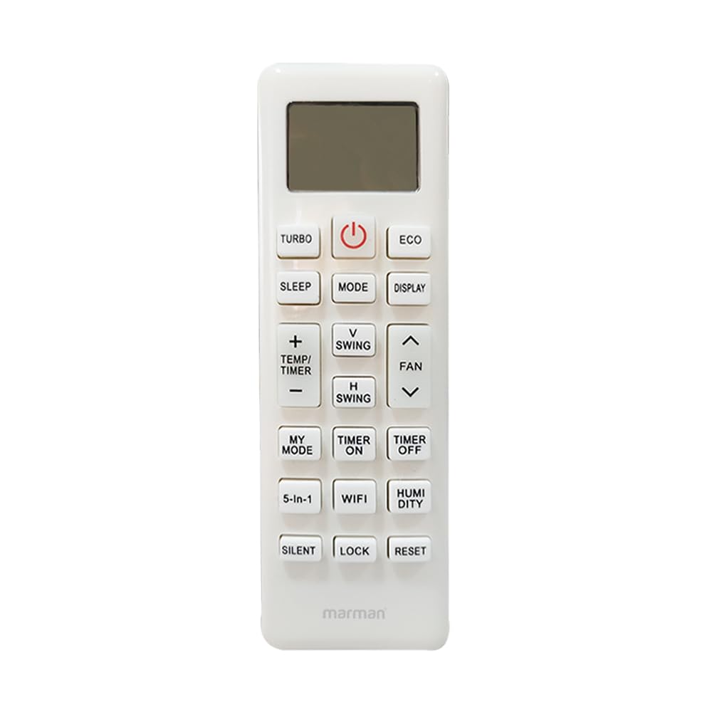 marman® Compatible with Lloyd AC Remote Original Model 253 Suitable for 1 | 1.5 | 2 Ton Split and Window Air Conditioner - Match Remote Keys Exactly to Replicate Genuine Remote Function-image-36