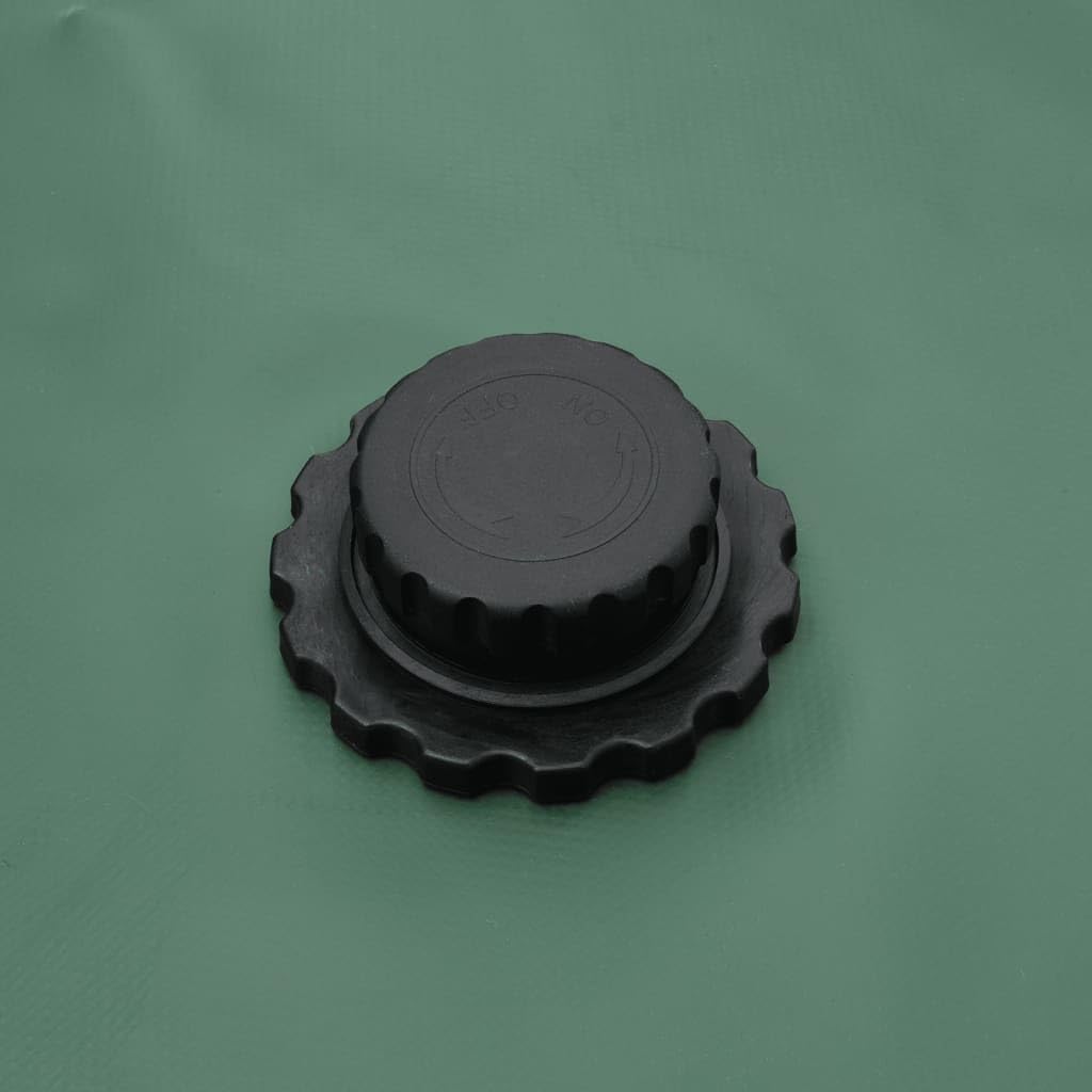Depósito de agua plegable de PVC 5000 L con grifo rectangular de 250 x 200 x 100 cm, ideal para riego de jardín, aspersor, manguera de goteo, bomba e invernadero