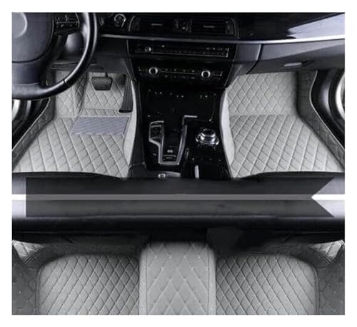 Tapis de sol voiture Peugeot 407 étanche en cuir avec coussin protection 3pc