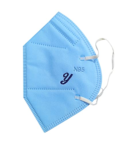 Image of GOLU MOLU Cotton White Formal Handkerchief Pack Of 6 | Office Travel Daily Use | Custom Initial Design | Free Size | Cotton Fabric | Customised N95 Mask Included