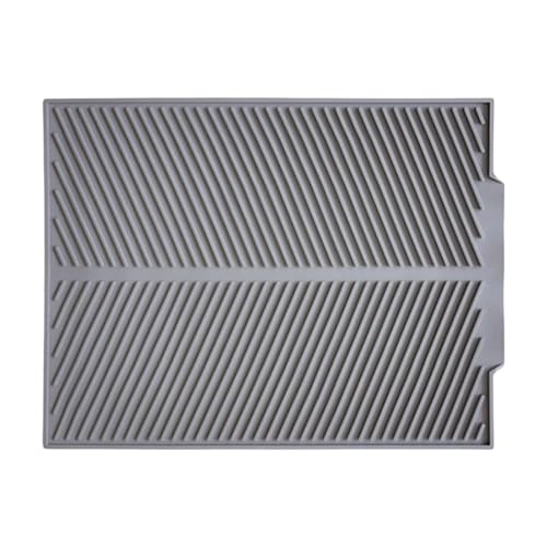 Bandeja plegable de silicona resistente al calor | Almohadilla de secado de platos, para fregadero del hogar, lavadero, apartamento, ducha