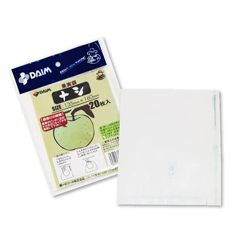 DAIM 果実袋 ナシ 100枚入 135mm×160mm 果樹用資材 掛け袋 掛袋 果物袋 撥水 なし 梨 紙袋 果実 防虫