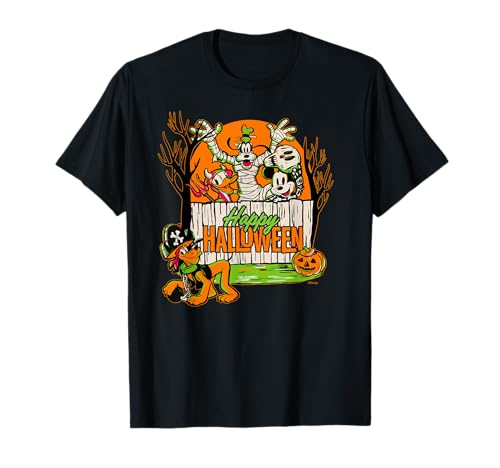 ディズニー 100 ミッキー ドナルド グーフィー&プルート ハッピー ハロウィン D100 Tシャツのサムネイル