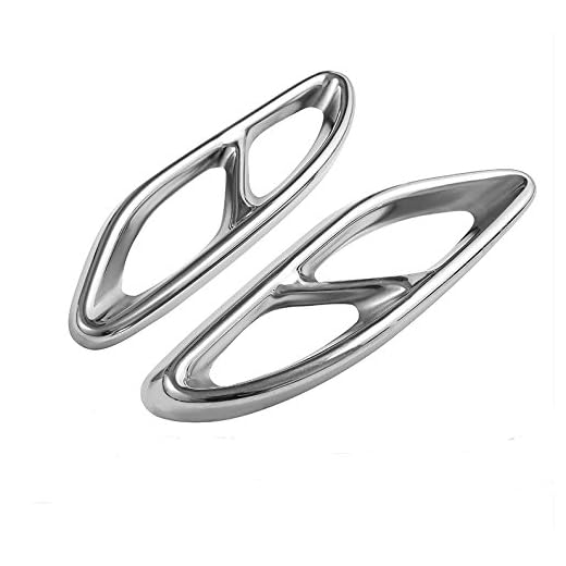 2pcs Stainless Steel Exhaust Tip For Mercedes Benz GLC C E-Class C207 Coupe 2014-2017 W212 W213 W205 X253 C180 C200 Car Part