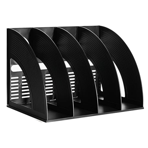 Portariviste Pieghevole HAIYUU A4 - 4 Scomparti, Organizer Documenti Per Scrivania, Casa E Ufficio - Foto 12