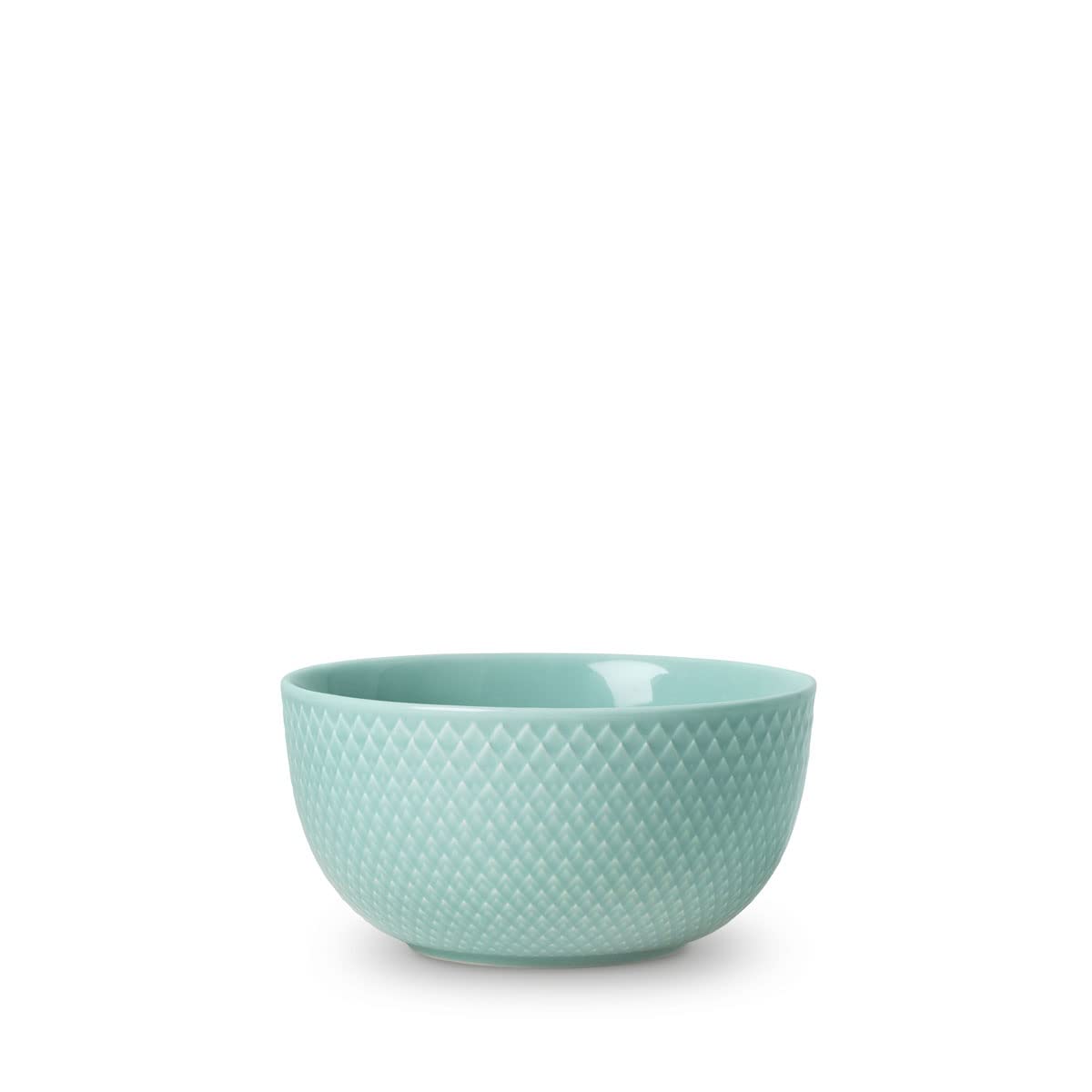 Lyngby Porcelæn bol Ø13 cm Rhombe Color menthe, le cadeau idéal pour amateurs de belle vaisselle