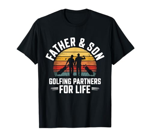 Father Son Golf Design Matching T-Shirt