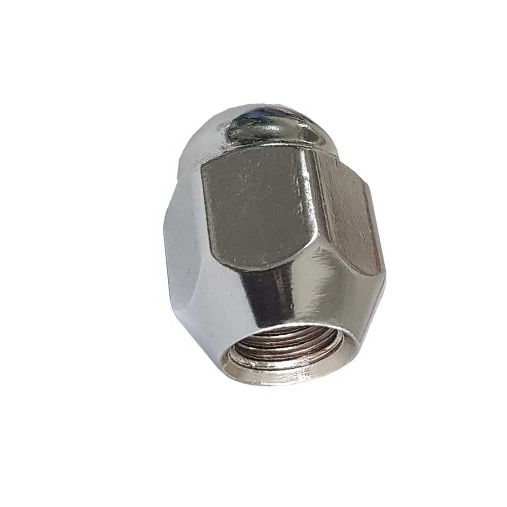 20 Dadi Ruota Con Fascia Conica - M12x1,5, SW21, Zincati, Per Citroen, Hyundai, KIA, Mazda