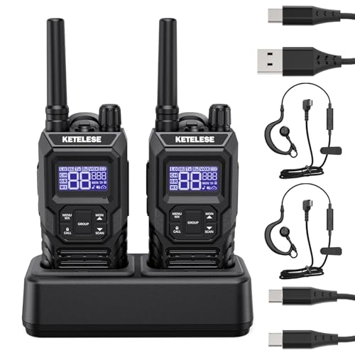 Ketelese T4 Walkie Talkies Long Range, IP67 Waterproof Two Way Radio - image 1