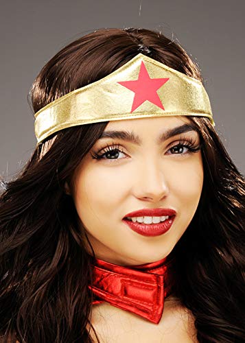 8in1 Womens Gold WonderWoman Tiara Headpiece