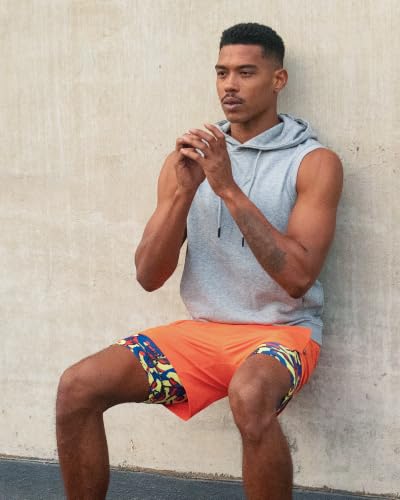 Image of maamgic Mens 2 in 1 Workout Shorts 5 inch /7 inch Gym Running Shorts with Liner