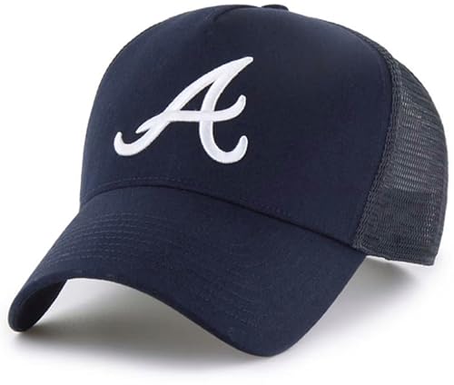 Gorra deportiva ajustable azul con logo Atlanta miniatura 1
