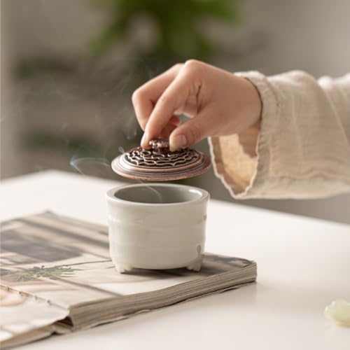 Brûleur d'encens intérieur anti-odeur céladon rétro pour table à thé