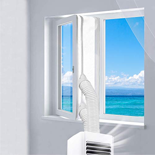 SUNKONG Window Seal for Mobile Air Conditioners and Exhaust Air Dryers, Air Conditioner Airlock for Universal Windows with a Maximum Length of 400 cm
