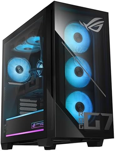 ASUS ROG GM700 (2025) Gaming Desktop PC, AMD Ryzen™ 7 9800X3D Processor, AMD® Radeon™ RX 9070 XT Prime OC, 2TB M.2 NVMe™ PCIe® 4 SSD, 32GB DDR5 RAM, Windows 11 Home, GM700TZ-MS777