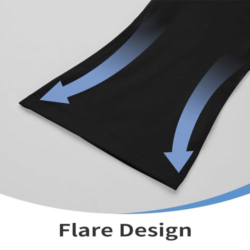 Calça legging flare cintura alta sino calça de ginástica ativa bootcut yoga para crianças adolescent