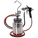 TCP Global 2 Quart Paint Pressure Pot with Spray Gun and 5 Foot Air and Fluid Hose Assembly