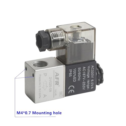 Électrovanne pneumatique 24V pour stopper les fuites d'air tuyau 8mm - 5