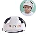 Baby Sicherheit Hut Babyhelm, Säugling Kleinkind Schutzhelm Kopfschutz Hut Kinder Verstellbar Sicherheits Schutz Geschirre Mütze, Grau