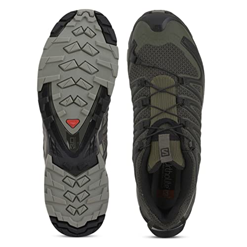 Salomon Tênis de corrida masculino XA PRO 3D V8, Folha de uva, turfa/sombra, 10