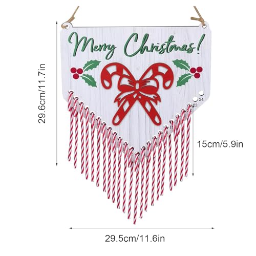 Calendário do Advento de Natal 2024, calendário de contagem regressiva de 24 dias com 24 peças, enfe