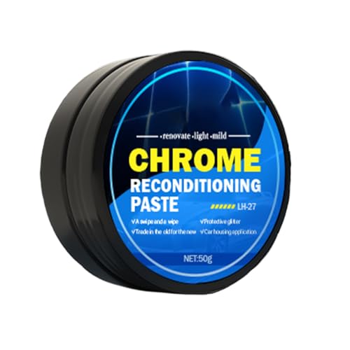 Car Chrome Cleaner | Restorer Metal for Paint Protection | All Purpose Chrome Restorer Protectant, Metal Gloss for Exhaust Pipes