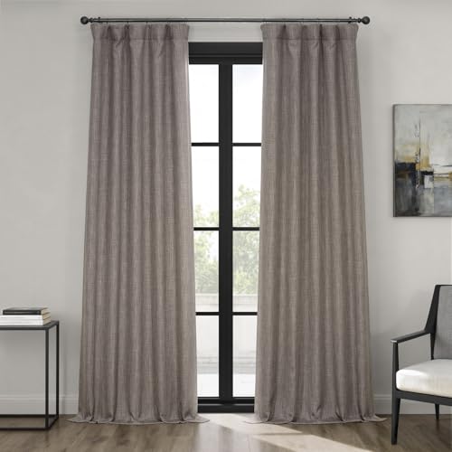 HPD Half Price Drapes - Faux Linen Curtains for Living