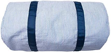 Weekender Bags, Seersucker Travel Duffle Bag Overnight Small Bag, Toddler Carry on Bags for Boys Girls Kids Women(Navy) 5 Weekender Bags, Seersucker Travel Duffle Bag Overnight Small Bag, Toddler Carry on Bags for Boys Girls Kids Women(Navy)