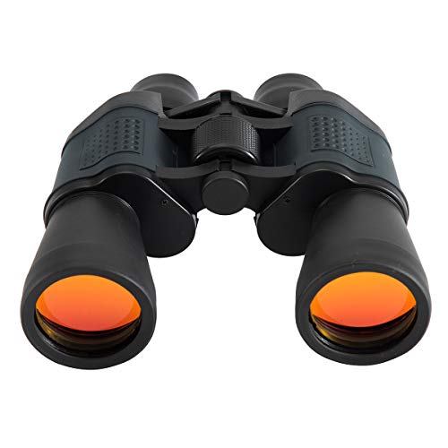 SP-Cow Prismáticos, 10x50 HD Prismaticos Profesionales Telescopio con Prismas BaK4 y FMC, Resistente al Agua y A Prueba de Niebla, Ideales para Observación de Aves, Senderismo, Astronomía y Camping