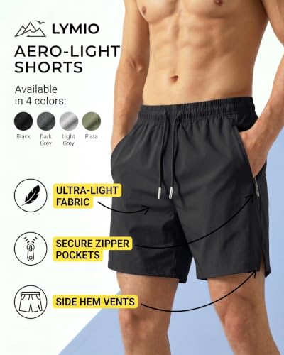 Image of Lymio Shorts for Men | Casual Short for Man | Quick Dry Sports Bottoms | Trendy Wear Half Pant (Also Available in Combo Packs) (SSM-S1-S4)