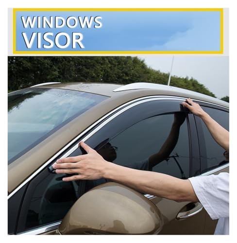 Deflectores viento coche Lexus CT 200h ZWA10 protector solar lluvia visera ventana 5