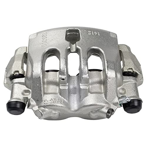 Image of TRQ Front Right Brake Caliper w /Bracket Passenger Side