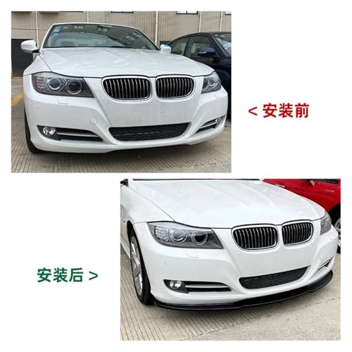 Diffuseur Pare-Chocs Avant BMW E90 E91 LCI 320i 330i Noir - 4