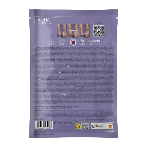 Iroha Nature Exfoliations Socks Lavendel skarpety do peelingu, 1 opakowanie (1 x 2 sztuki)
