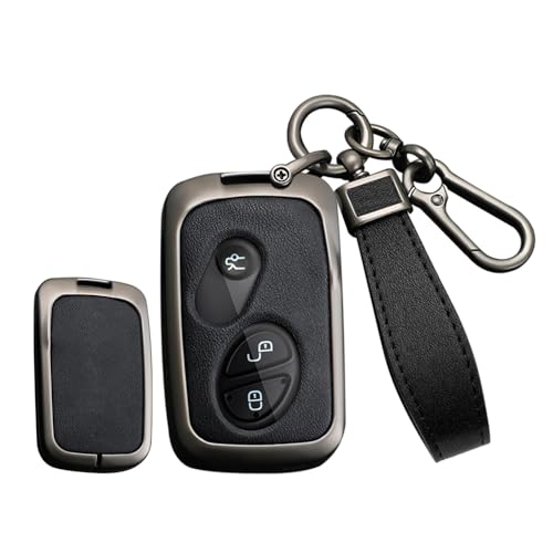 Étui clé de voiture pour Lexus GX460 LS460 accessoire de voyage cuir 3 boutons B